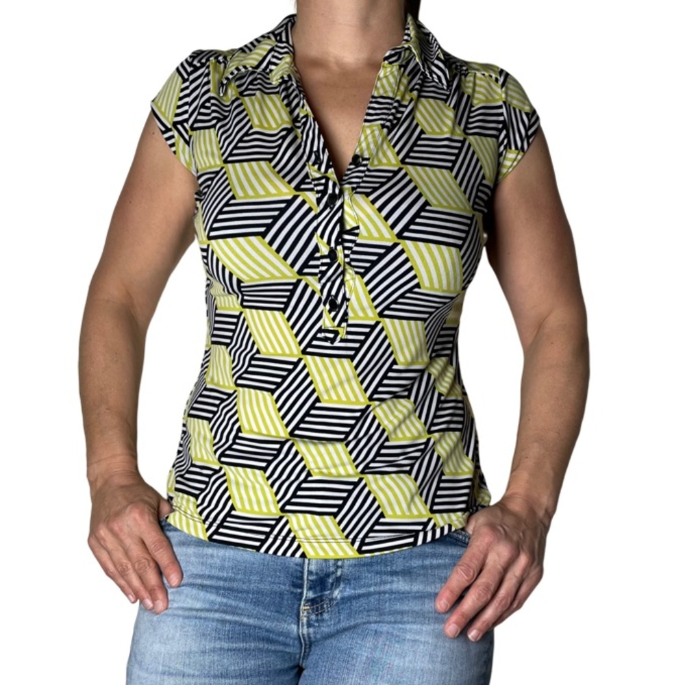 Alfani Retro Short Sleeved Shirt